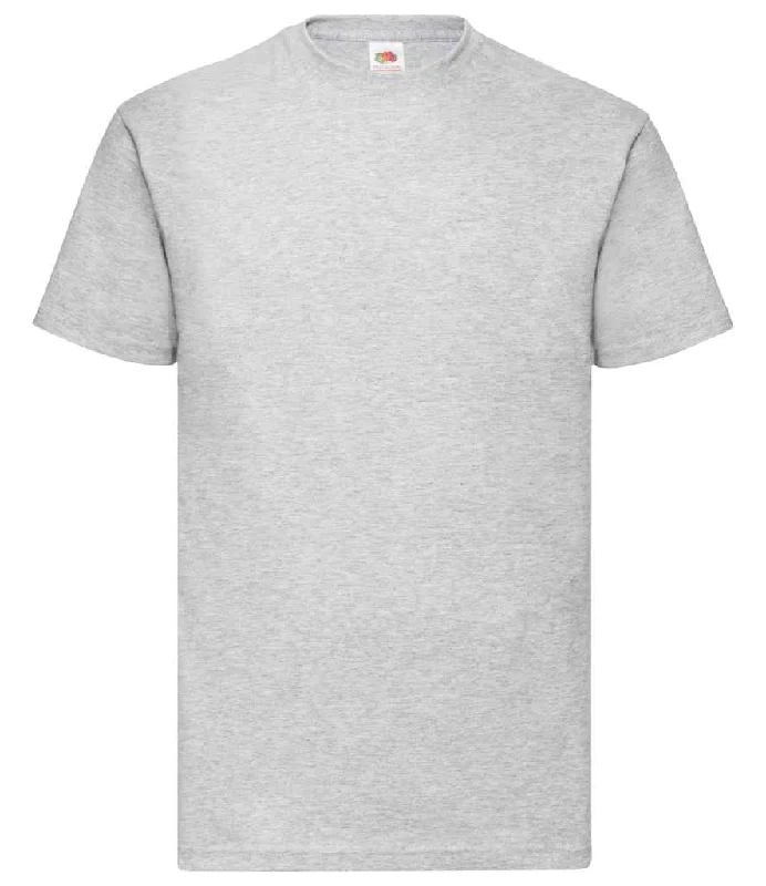 Fruit of the Loom Value T-Shirt | Heather Grey Dynamic Men's Moto