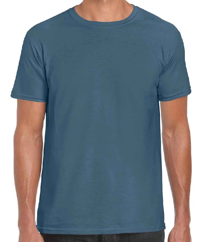 Gildan SoftStyle® Adult T-Shirt | Indigo Earthy Men's Sustainable 