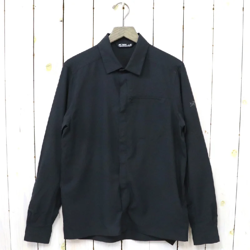 ARC'TERYX『Skyline LS Shirt M-Melange』(Black Heather) Sporty Men's Tennis