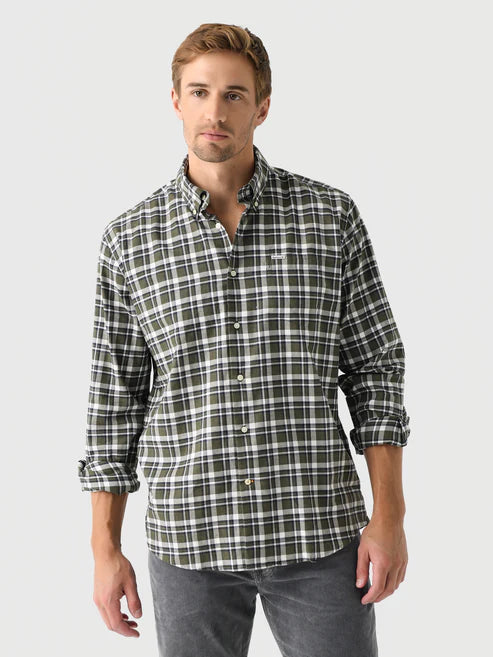 Barbour Turville Long Sleeve Button Down Beach