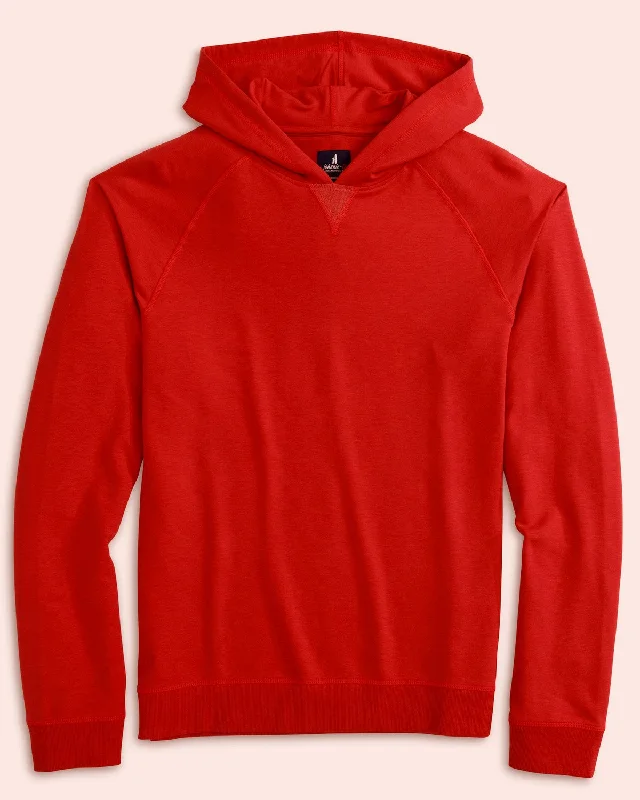 Johnnie O Amos Hoodie Sweatshirt Polished Men's Satin