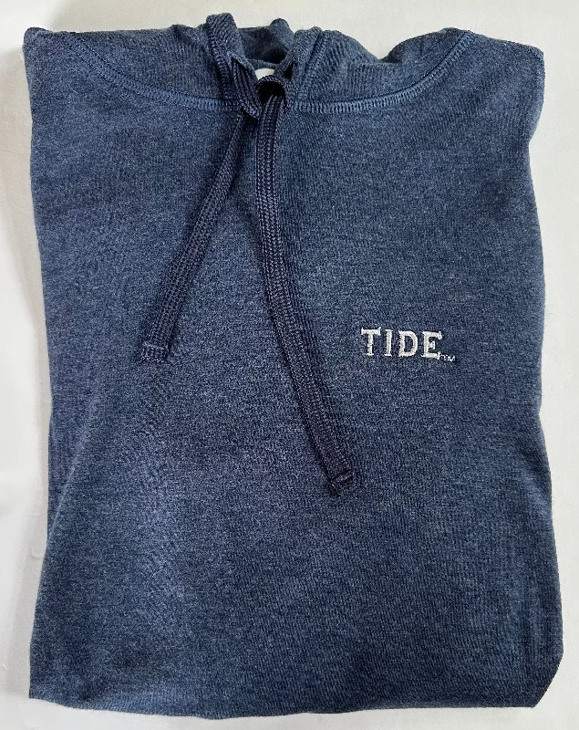 Toes on the Nose Navy Sea Fit Hoodie (Tide Block) Cozy Men's Sherpa