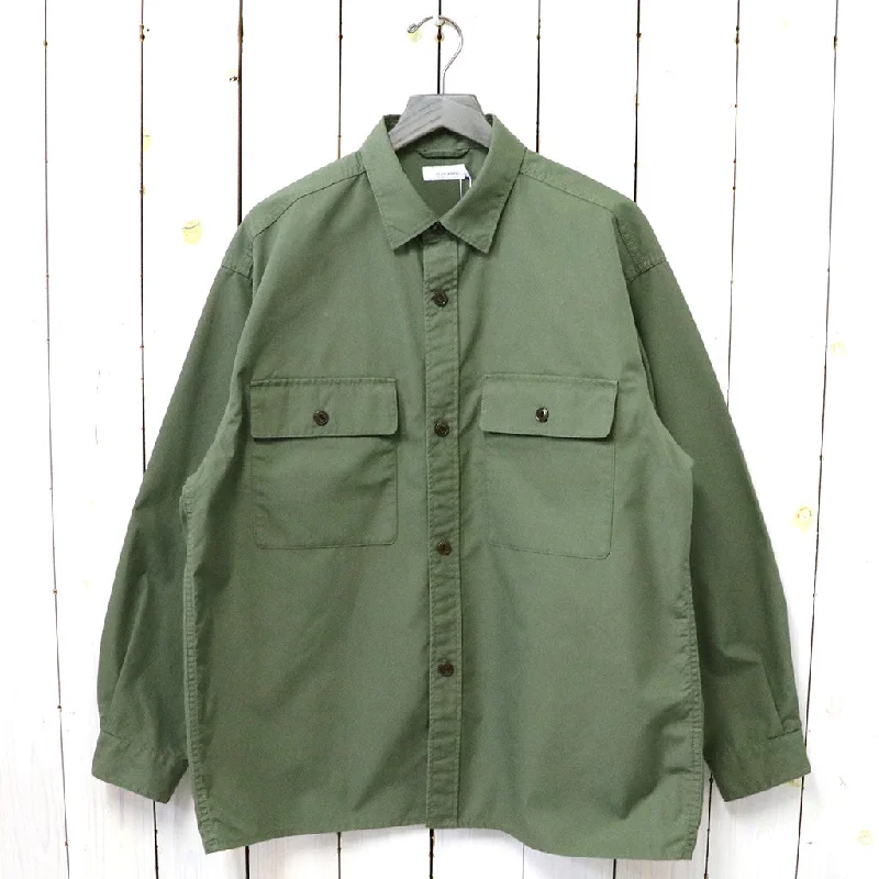 【SALE40%OFF】nanamica『Utility Light Wind Shirt』(Light Khaki) Traditional Men's Country