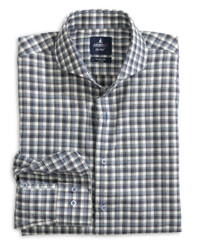 Johnnie O Alvy Button Up Shirt Polished Men's Silk