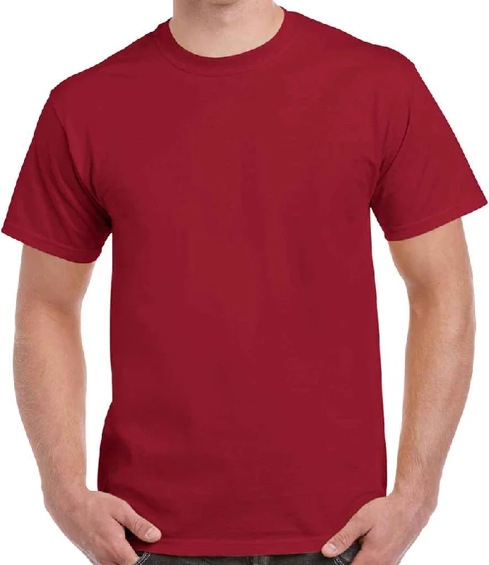 Gildan Heavy Cotton™ T-Shirt | Cardinal Red Sophisticated Men's 