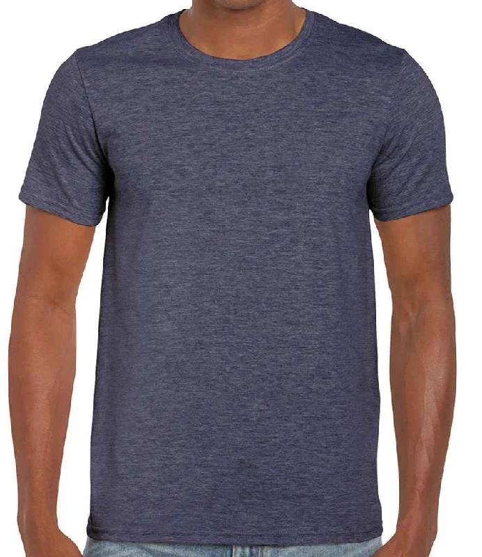 Gildan SoftStyle® Adult T-Shirt | Heather Navy Monochromatic All