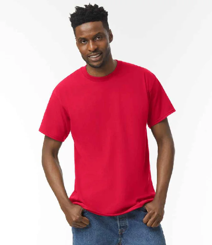 Gildan Heavy Cotton™ T-Shirt | Red Luxurious Men's High