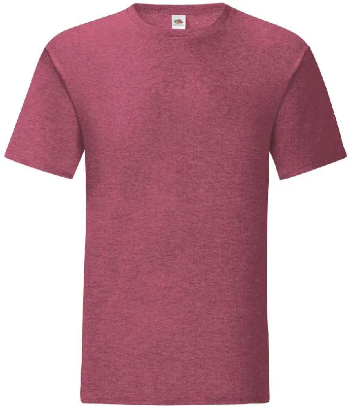 Fruit of the Loom Iconic 150 T-Shirt | Heather Burgundy Youthful Men's Pop