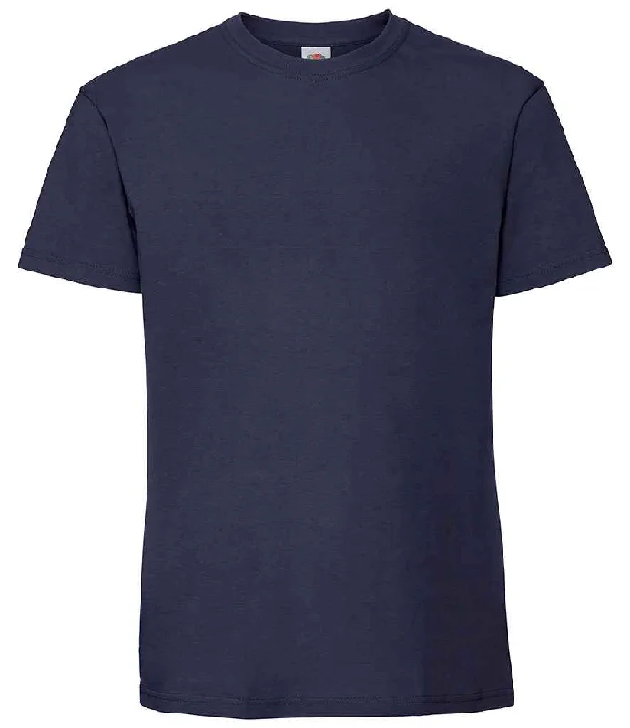 Fruit of the Loom Iconic 195 Premium T-Shirt | Navy Vacation