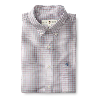 Duck Head Langley Plaid Sport Shirt Sporty Men's Athleisure 