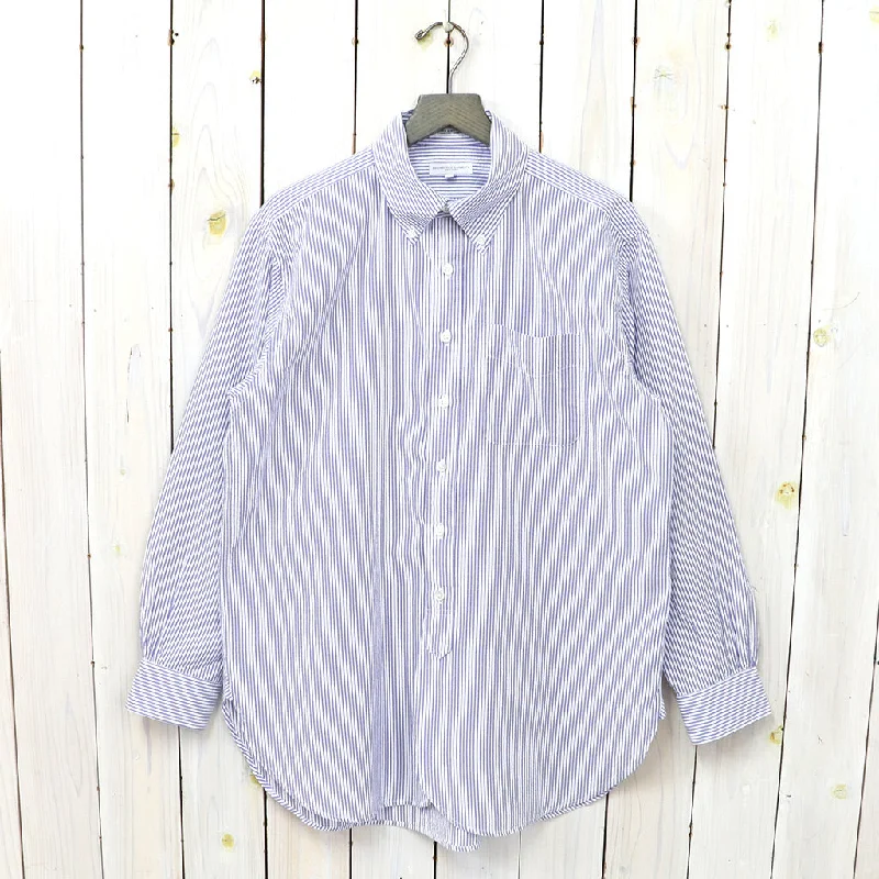 【SALE50%OFF】ENGINEERED GARMENTS『19 Century BD Shirt-Cotton Seersucker』(Blue/White) Cool Men's Distressed