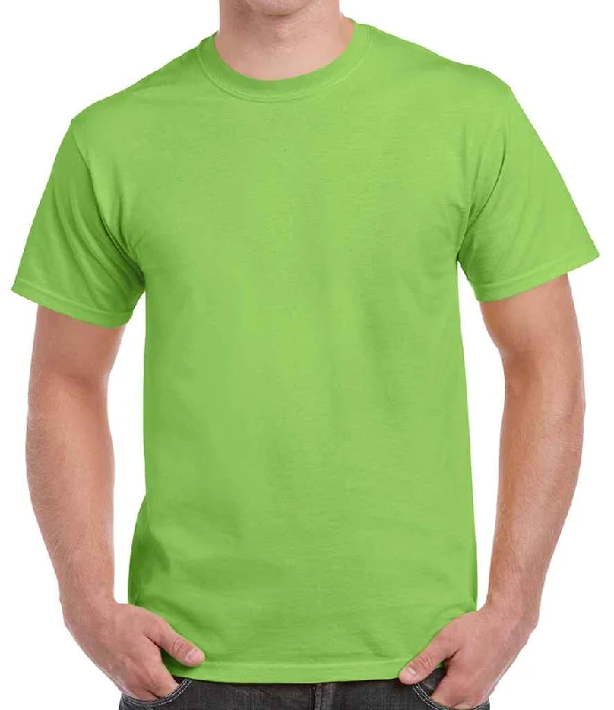 Gildan Heavy Cotton™ T-Shirt | Lime Green Confident Men's Power