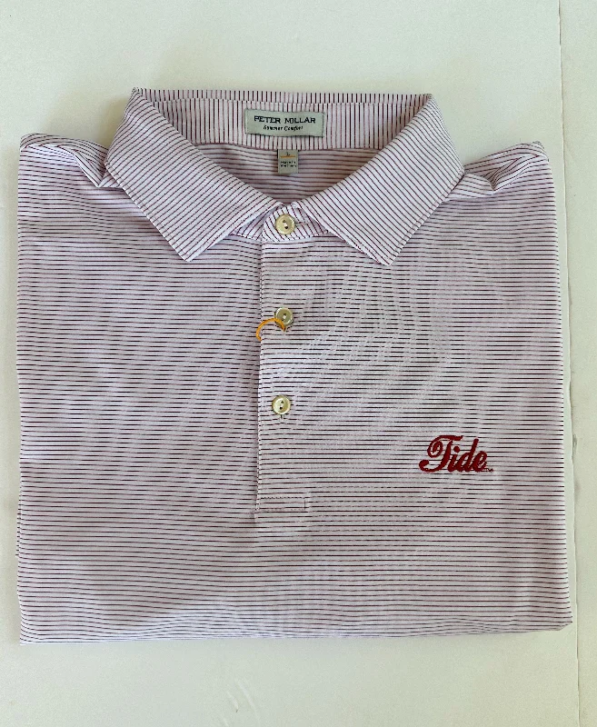 Peter Millar Crimson & White Halford (Tide Script) British Gentleman Style