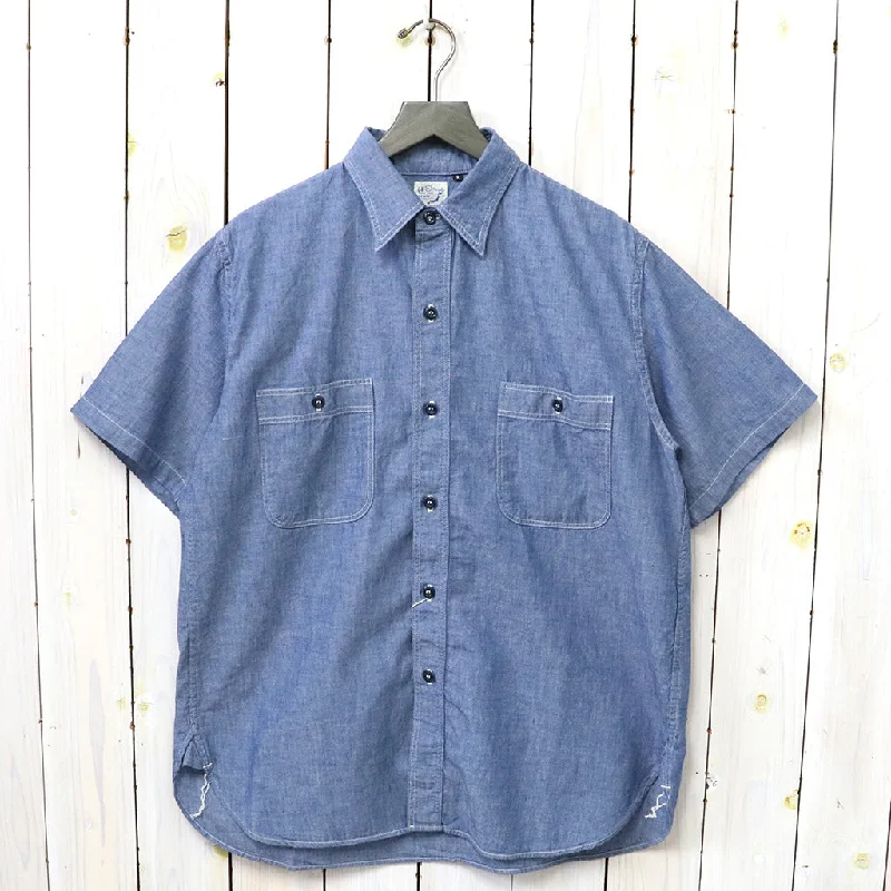 orSlow『SHORT SLEEVE CHAMBRAY WORK SHIRTS』(CHAMBRAY) Relaxed Men's Beach