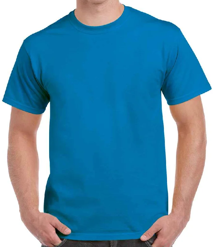 Gildan Heavy Cotton™ T-Shirt | Sapphire Blue Casual Men's Loose