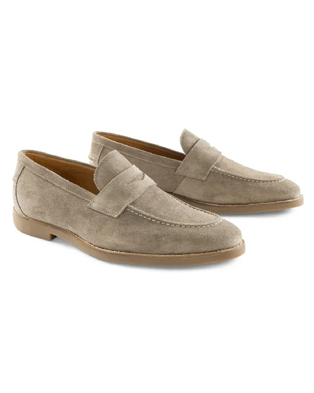 Johnnie O Penny Suede Loafer (2 Colors) Artistic Men's Hand