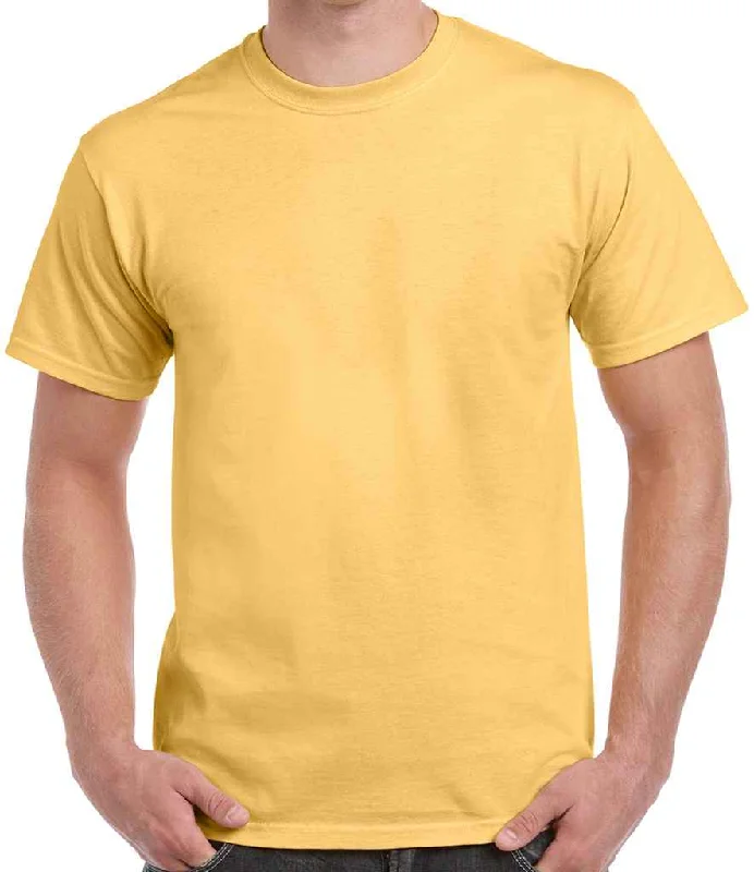 Gildan Heavy Cotton™ T-Shirt | Yellow Haze Elegant Men's Formal 