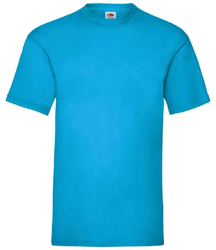 Fruit of the Loom Value T-Shirt | Azure Masculine Men's Thick