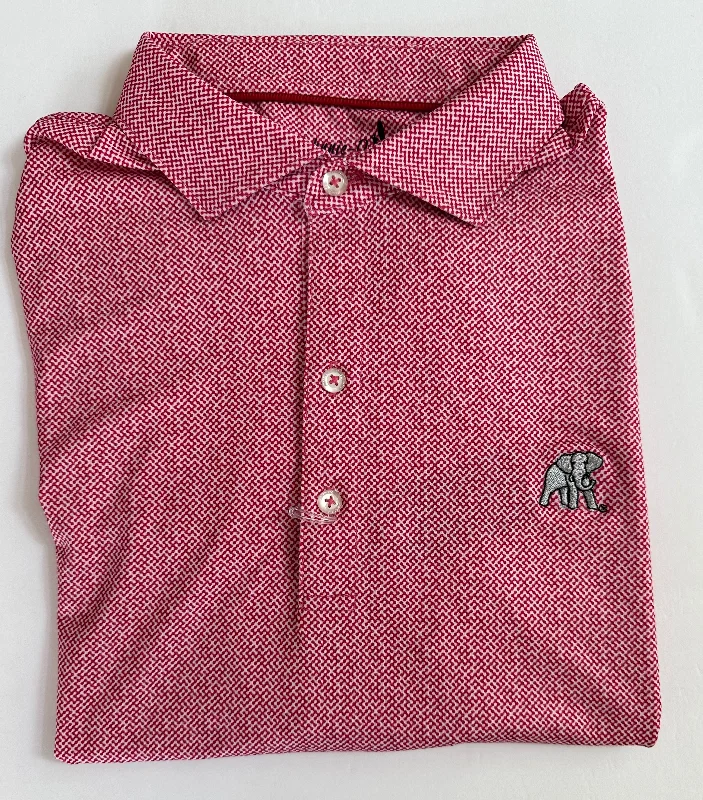 Johnnie-O Crimson Hinson Polo (TSS Elephant) Stylish Men's Tropical 