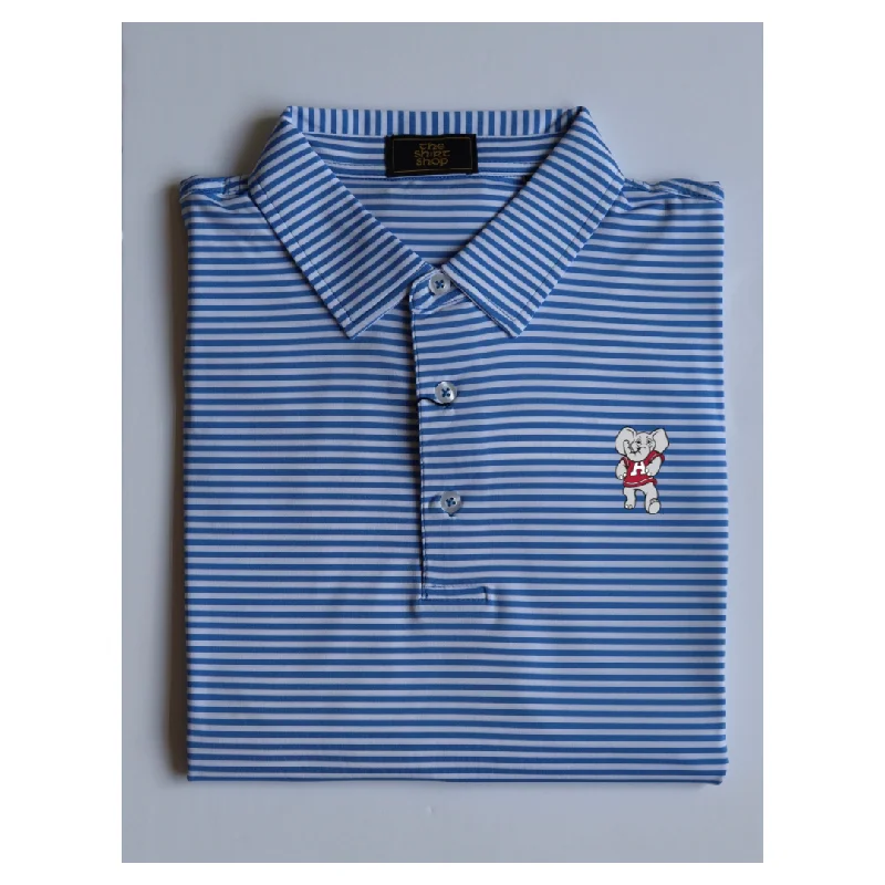 The Shirt Shop Sea Blue & White Charles (Big AL) Athletic Men's High