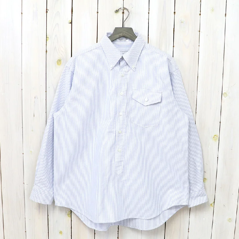 ENGINEERED GARMENTS『IVY BD Shirt-Candy Stripe Oxford』(Navy) Tough Men's Military