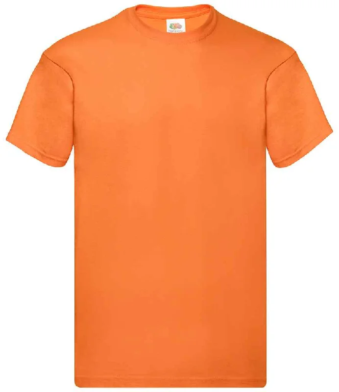 Fruit of the Loom Original T-Shirt | Orange Streetwear Style