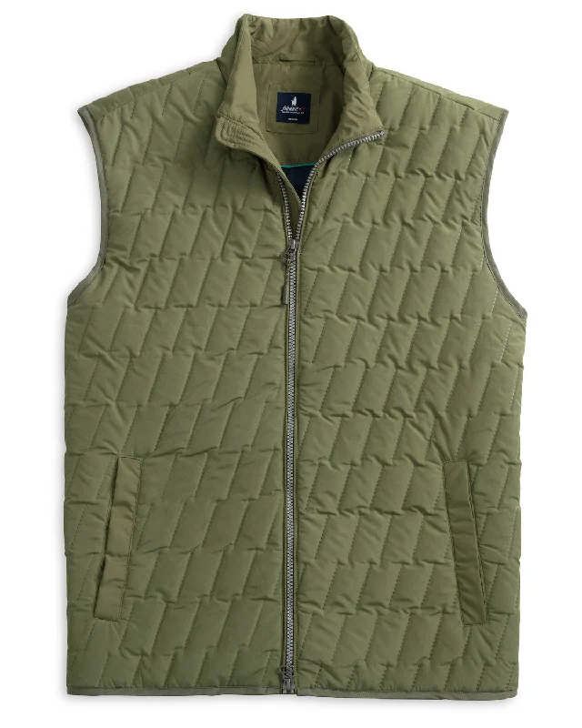 Johnnie O Belfry Zip Up Vest Dapper Men's 1920S