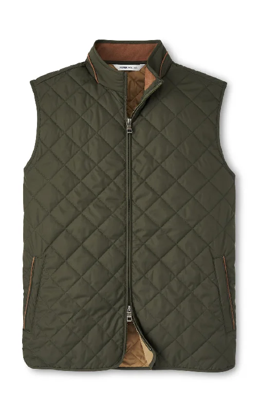 Peter Millar Essex Quilted Vest (2 Colors) Sophisticated Men's French