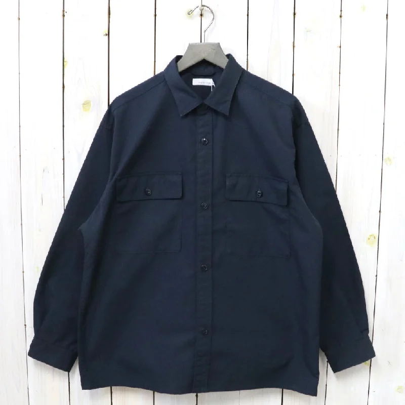 【SALE40%OFF】nanamica『Utility Light Wind Shirt』(Navy) Vacation