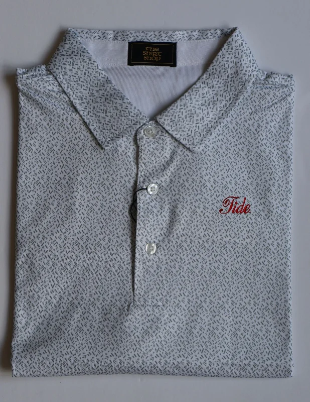 The Shirt Shop White & Silver Bryant (Tide Script) Business