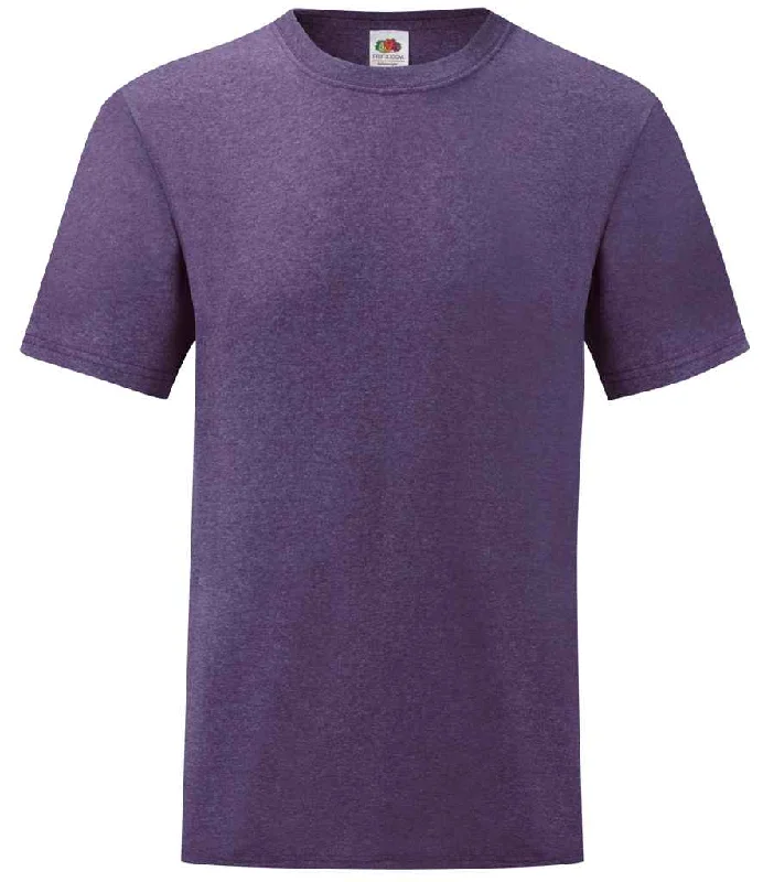 Fruit of the Loom Value T-Shirt | Heather Purple Polished Men's Silk