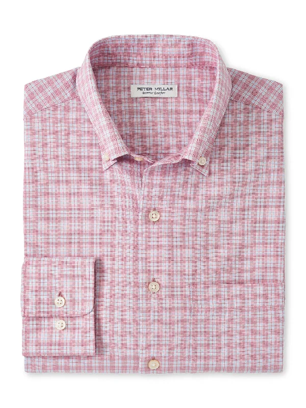 Peter Millar Collingwood Poplin Sport Shirt Cool Men's Skate