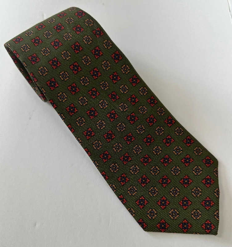 R. Hanauer Tie - Green Alexander Neats Refined Men's Velvet