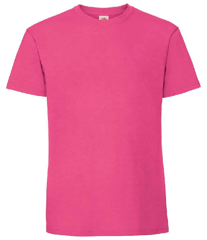 Fruit of the Loom Iconic 195 Premium T-Shirt | Fuchsia Cozy Men's Sherpa