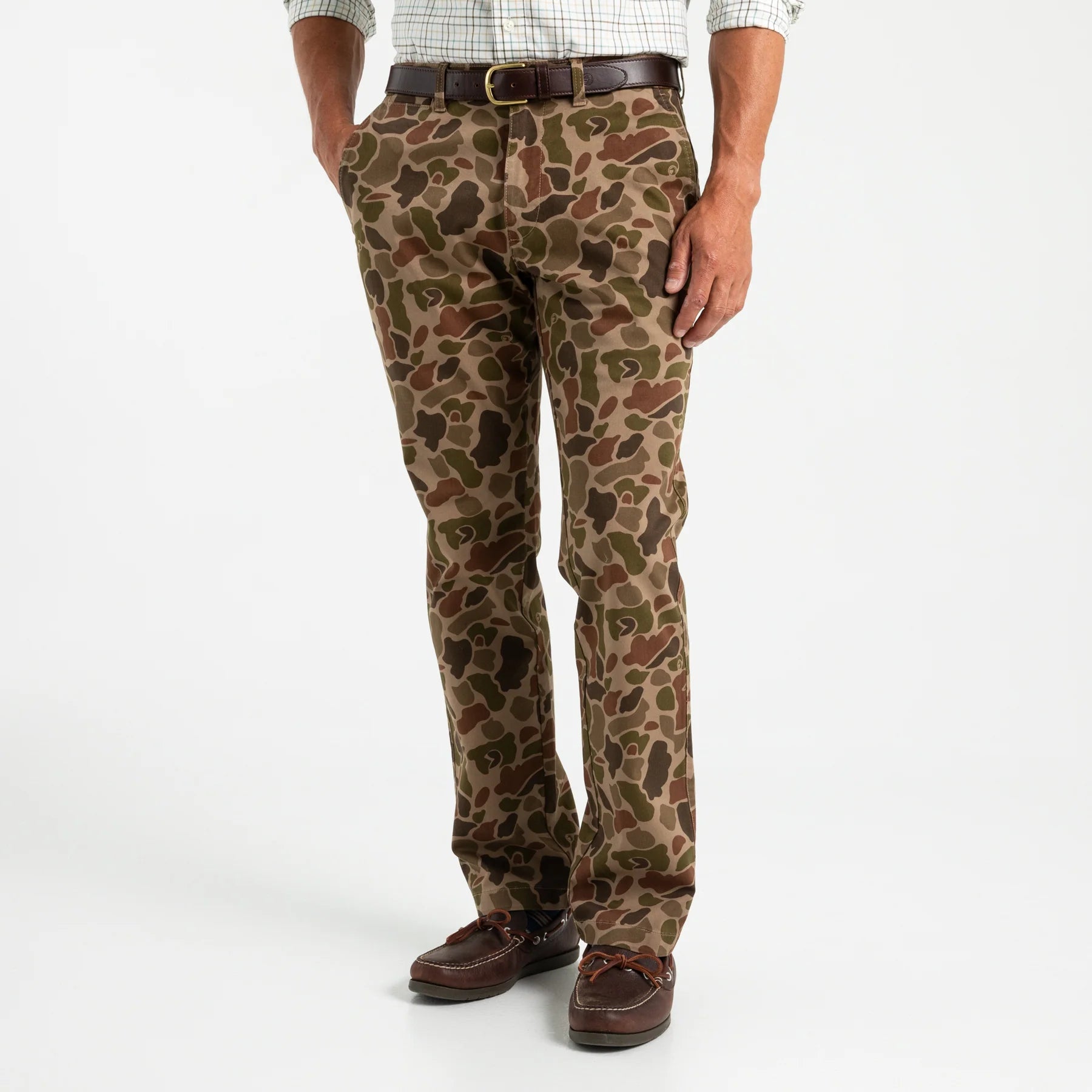 Duck Head Gold School Chino - Camo Elegant Men's Cashmere