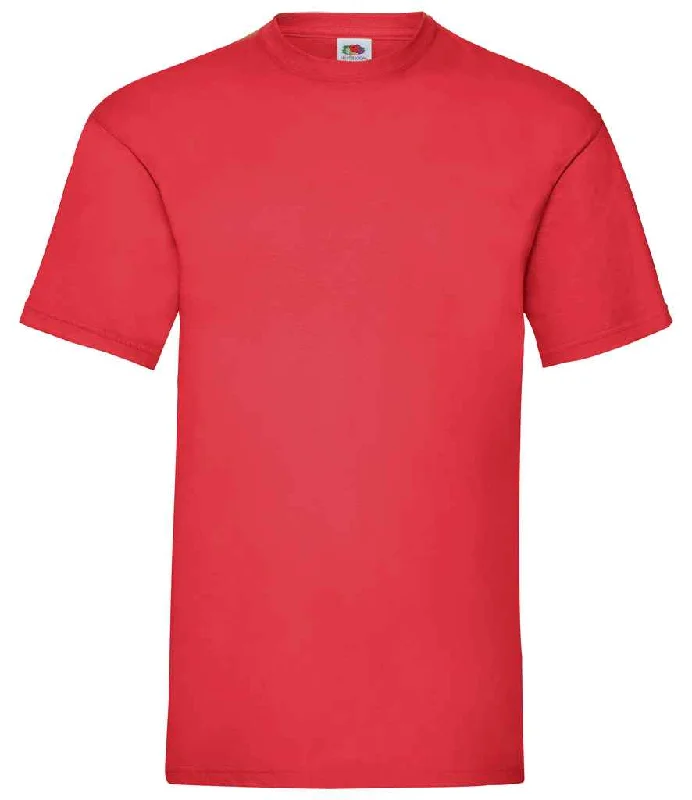 Fruit of the Loom Value T-Shirt | Red Traditional Men's Country