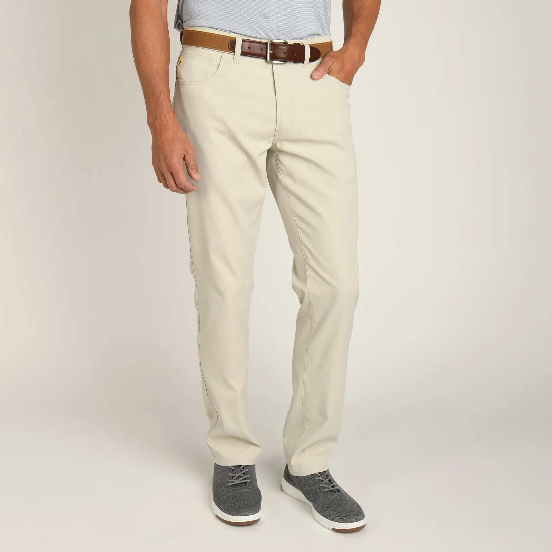 Duck Head Long Drive Pant - Stone Modern Men's 