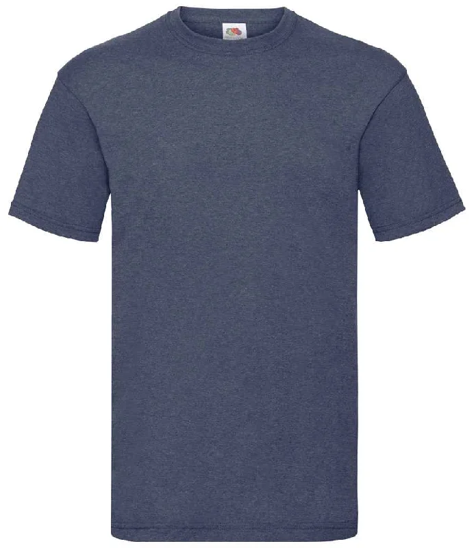 Fruit of the Loom Value T-Shirt | Heather Navy Laid