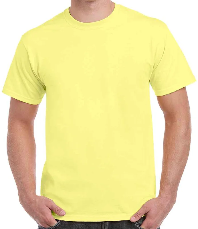 Gildan Heavy Cotton™ T-Shirt | Cornsilk Polished Men's Silk