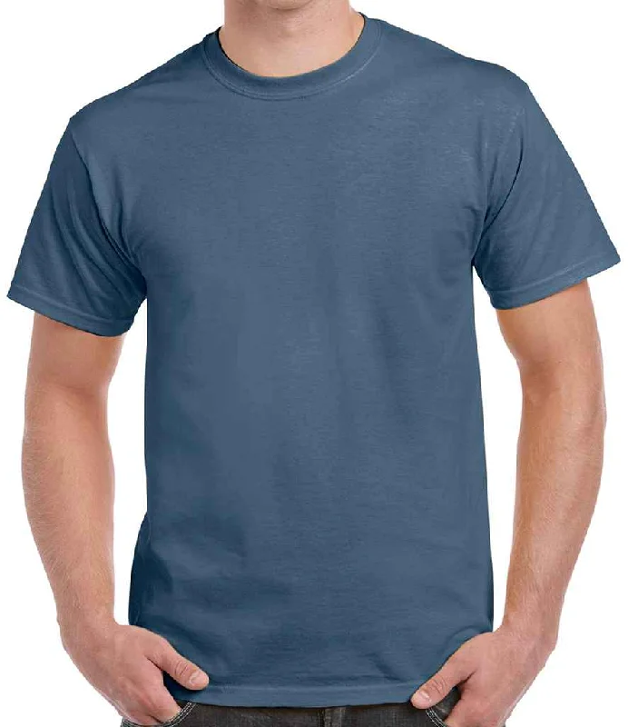 Gildan Heavy Cotton™ T-Shirt | Indigo Trendy Men's Bucket