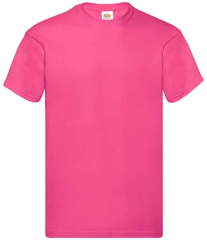 Fruit of the Loom Original T-Shirt | Fuchsia Vintage Men's 1970S Disco