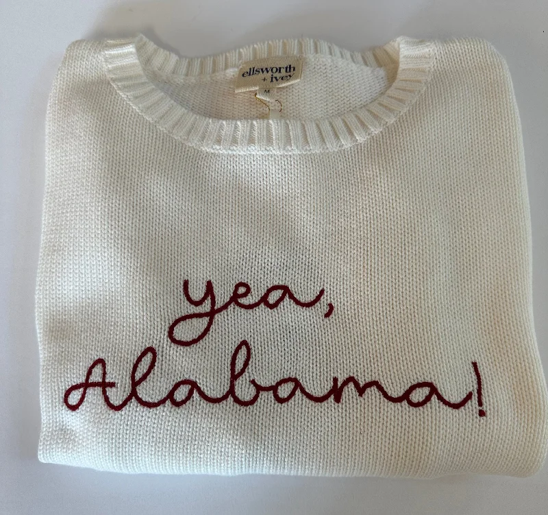 Ellsworth & Ivey Yea, Alabama Sweater Edgy Men's Punk