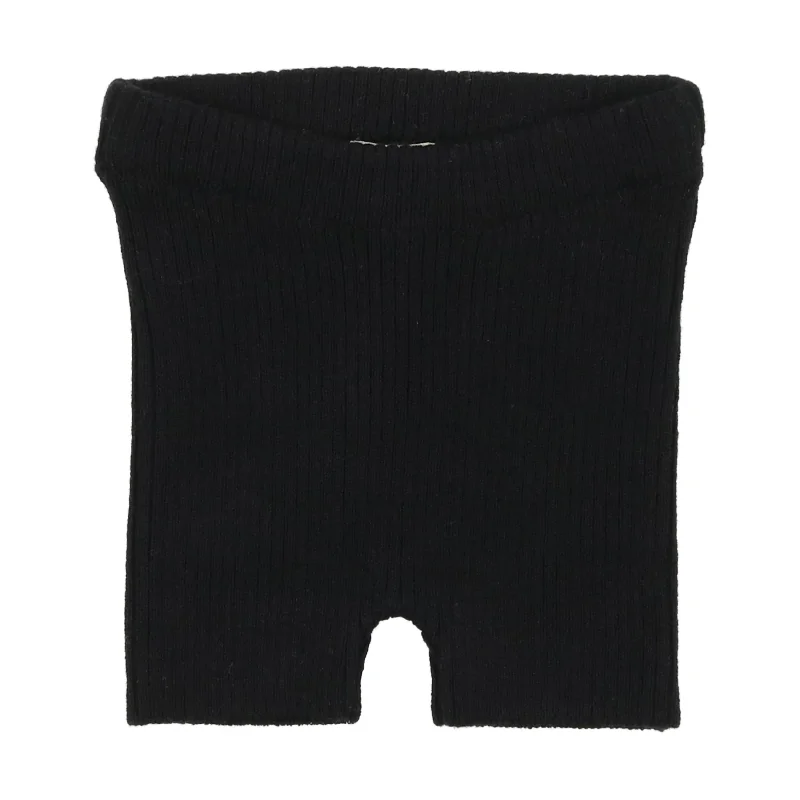 LIL LEGS BLACK KNIT SHORTS [FINAL SALE] Relaxed Men's Beach