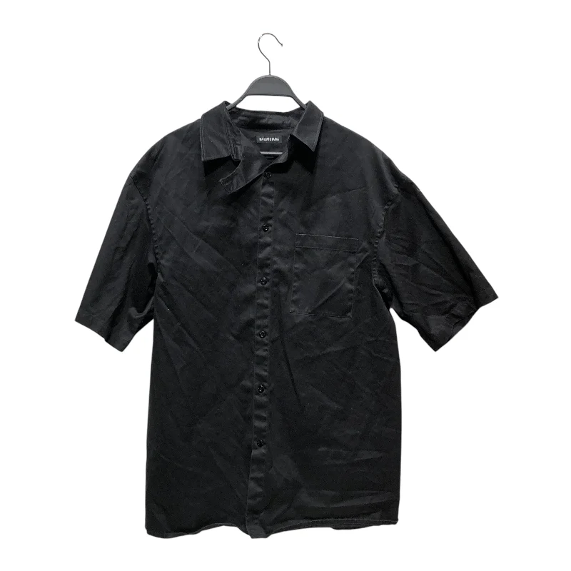 BALENCIAGA/SS Shirt/41/Cotton/BLK/embroidered button up Relaxed Men's Australian 