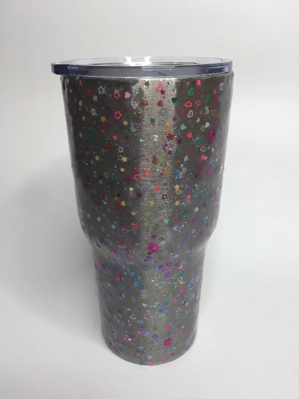 30 Ounce Tumbler (Hearts, Stars and Flowers) Tailored