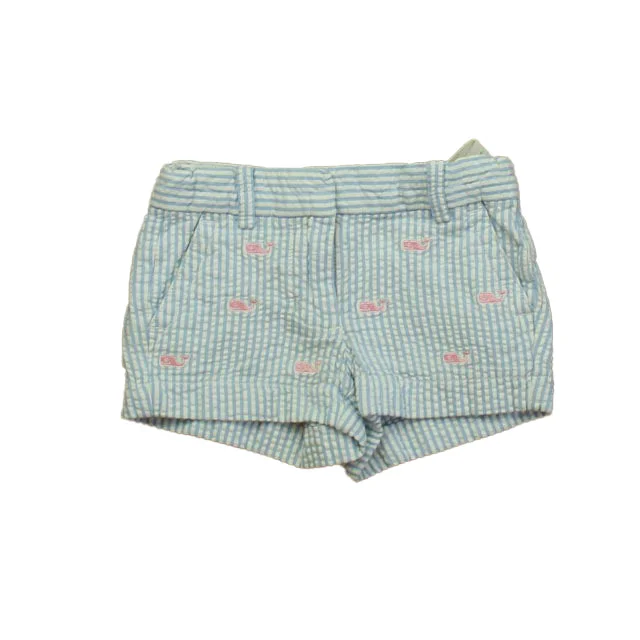 Vineyard Vines Girls Blue Stripe Shorts Rugged Men's Outdoor 