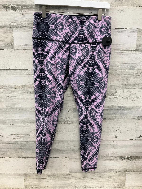 Athletic Leggings By Victorias Secret In Black & Pink, Size: L Hip Men's Retro