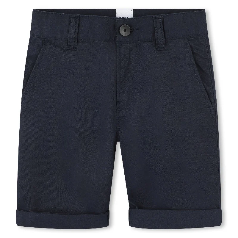 Navy Shorts Youthful Men's Pop