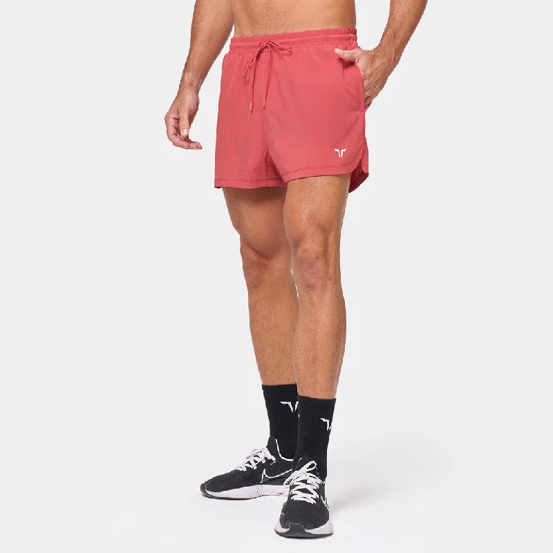 Essential Pro 3 Inch Shorts - Marsala Relaxed Men's Australian 