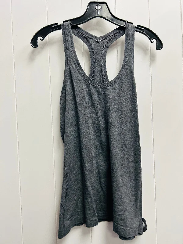 Athletic Tank Top By Lululemon In Grey, Size: S Modern Men's Geometric